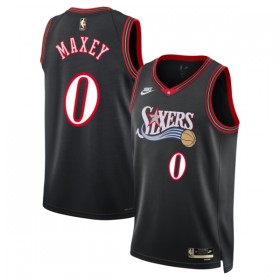 Dres Philadelphia 76ers Tyrese Maxey Nike 2025-26 Classic Edition Crno Swingman